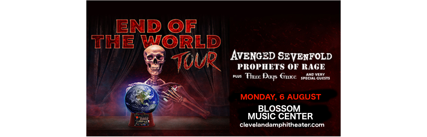 End of the World Tour: Avenged Sevenfold, Prophets of Rage & Three Days Grace at Blossom Music Center