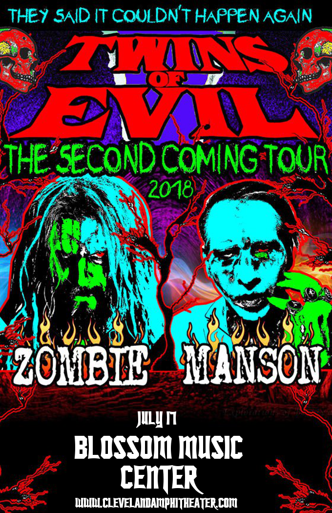 Rob Zombie & Marilyn Manson at Blossom Music Center