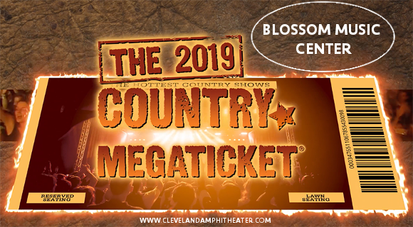 2019 Country Megaticket Tickets (Includes All Performances) at Blossom Music Center
