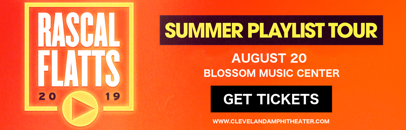 Rascal Flatts at Blossom Music Center tickets Rascal Flatts at Blossom Music Center