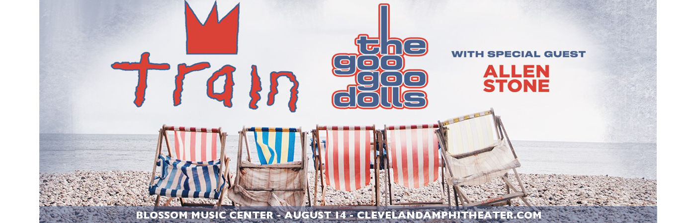 Train, Goo Goo Dolls & Allen Stone at Blossom Music Center