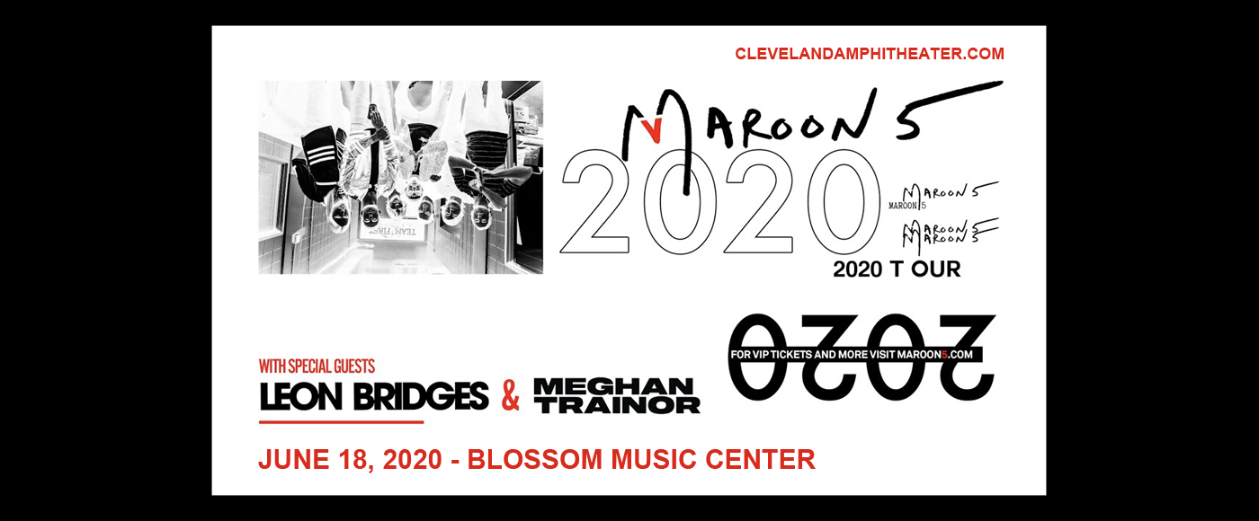 Maroon 5 & Meghan Trainor at Blossom Music Center tickets Maroon 5 & Meghan Trainor at Blossom Music Center