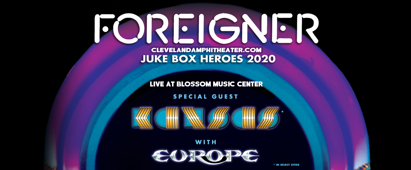 Foreigner, Kansas & Europe at Blossom Music Center tickets Foreigner, Kansas & Europe at Blossom Music Center