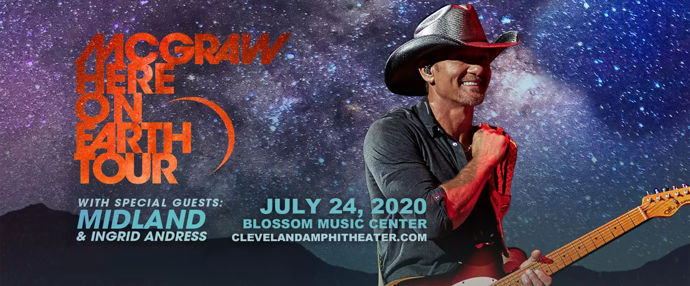 Tim McGraw at Blossom Music Center tickets Tim McGraw at Blossom Music Center