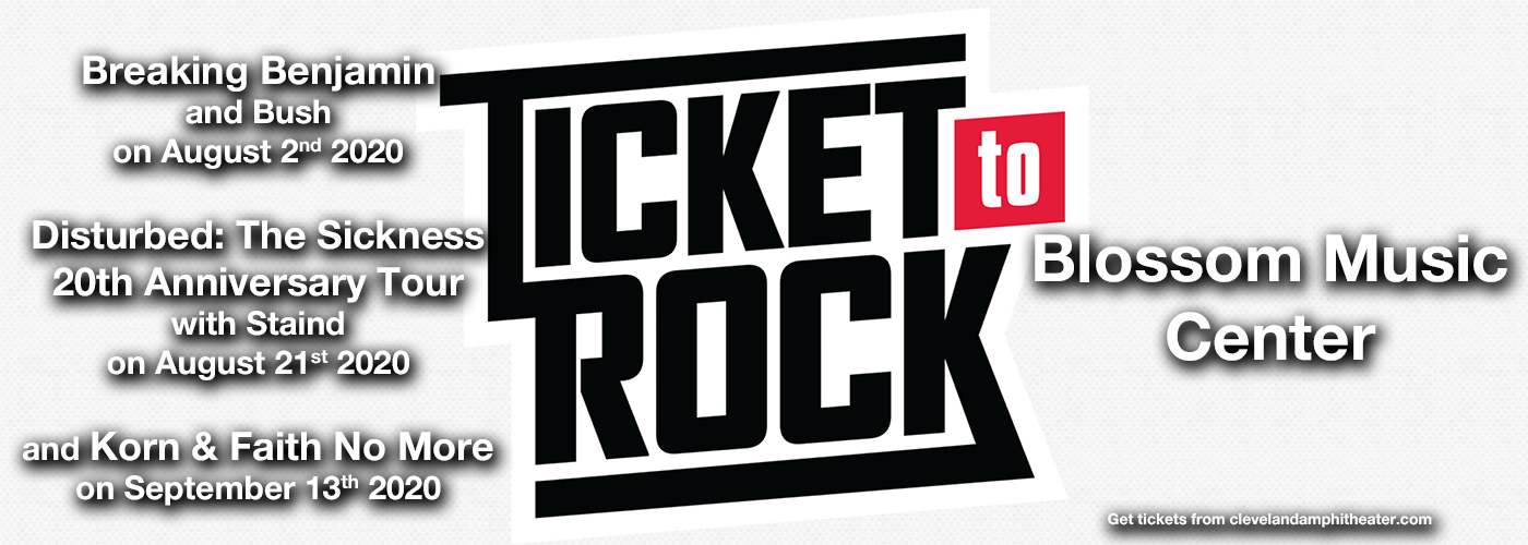 Ticket To Rock (Includes Tickets To All Performances) at Blossom Music Center tickets Ticket To Rock (Includes Tickets To All Performances) at Blossom Music Center