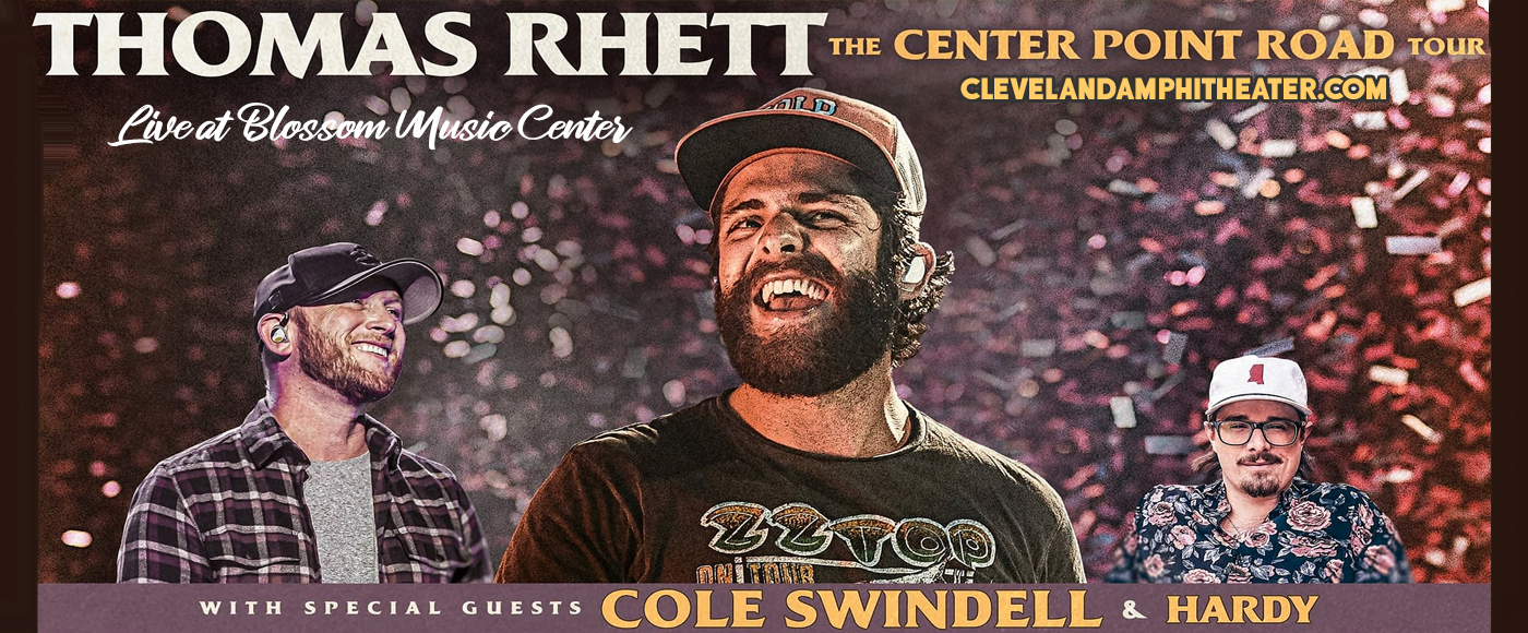 Thomas Rhett & Cole Swindell at Blossom Music Center tickets Thomas Rhett & Cole Swindell at Blossom Music Center