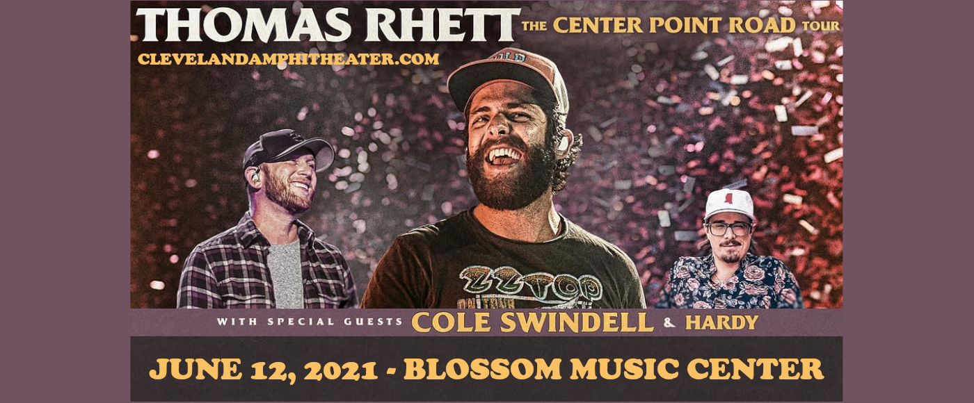 Thomas Rhett & Cole Swindell at Blossom Music Center