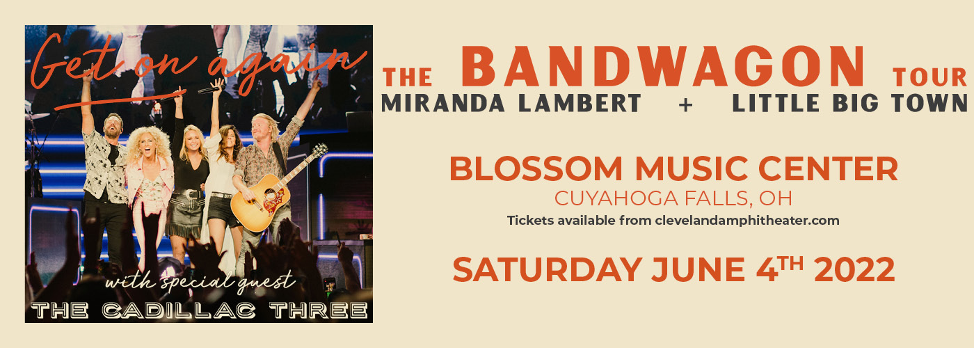 Miranda Lambert & Little Big Town: The Bandwagon Tour at Blossom Music Center
