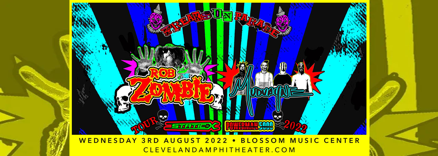 Rob Zombie & Mudvayne at Blossom Music Center