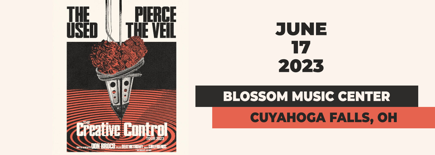 The Used & Pierce The Veil at Blossom Music Center