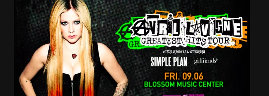 Avril Lavigne at Blossom Music Center