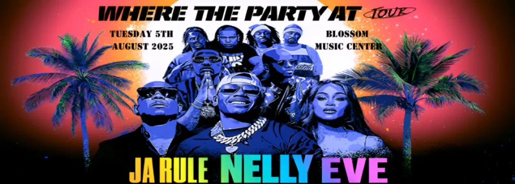 Nelly, Ja Rule & Eve Tickets | 5 August 2025 | Blossom Music Center