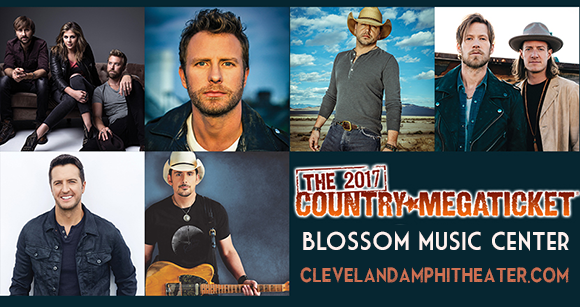 2017 Country Megaticket Tickets (Includes All Performances) at Blossom Music Center