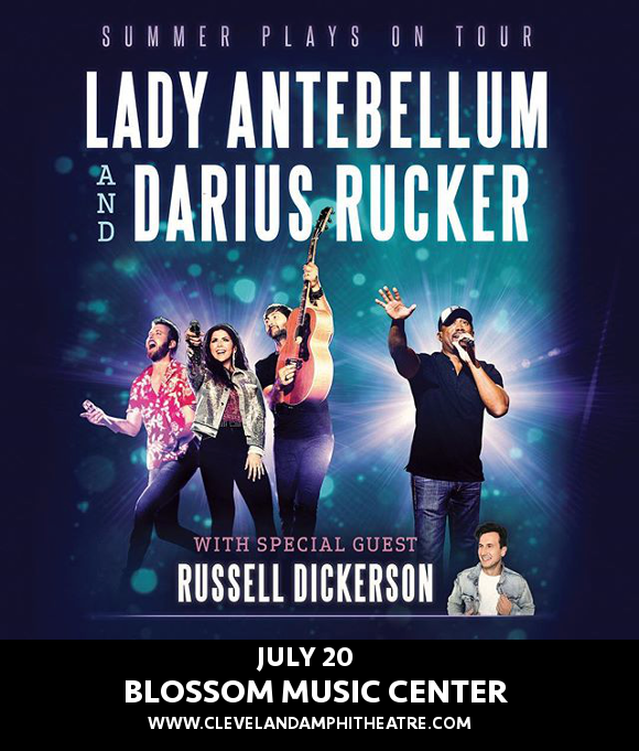 Lady Antebellum, Darius Rucker & Russell Dickerson at Blossom Music Center