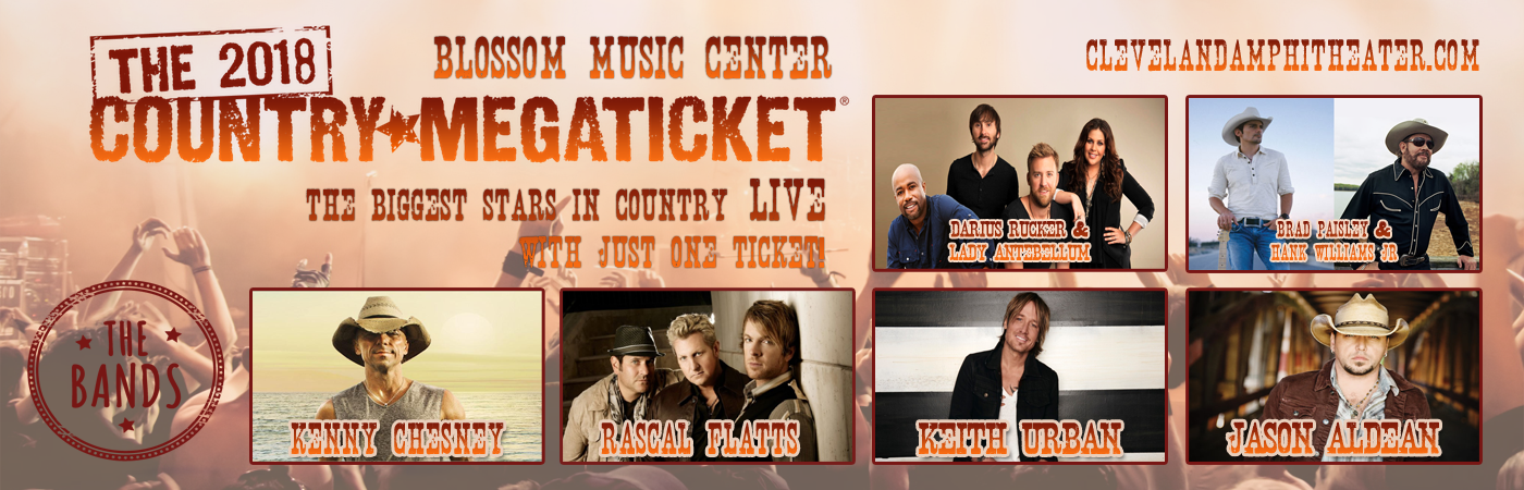 2018 Country Megaticket at Blossom Music Center