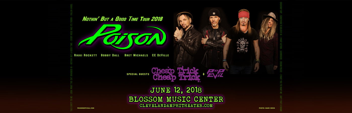 Poison & Cheap Trick at Blossom Music Center