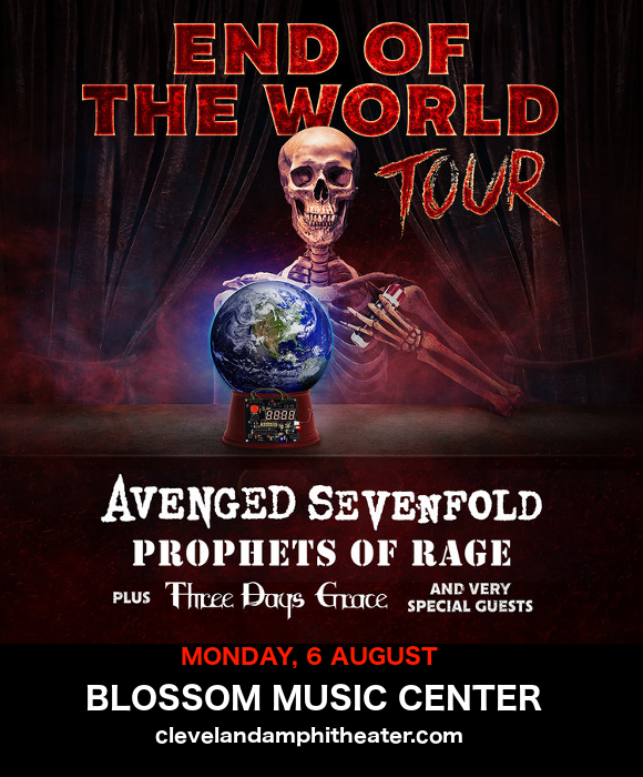 End of the World Tour: Avenged Sevenfold, Prophets of Rage & Three Days Grace at Blossom Music Center