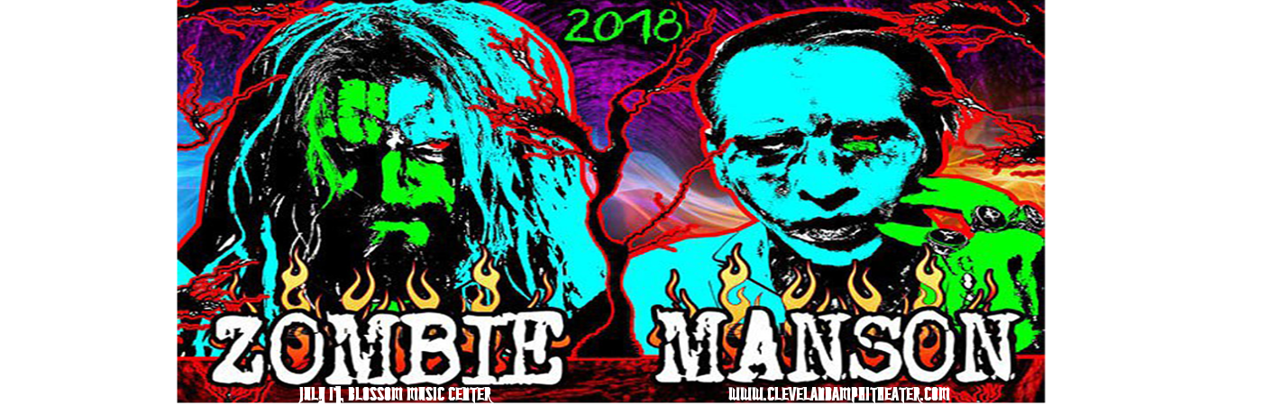 Rob Zombie & Marilyn Manson at Blossom Music Center