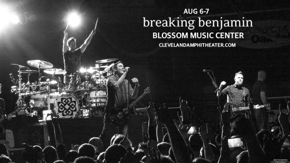 Breaking Benjamin, Chevelle & Three Days Grace at Blossom Music Center
