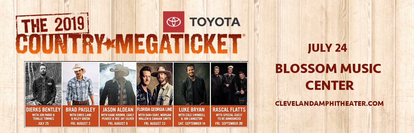 2019 Country Megaticket Tickets (Includes All Performances)