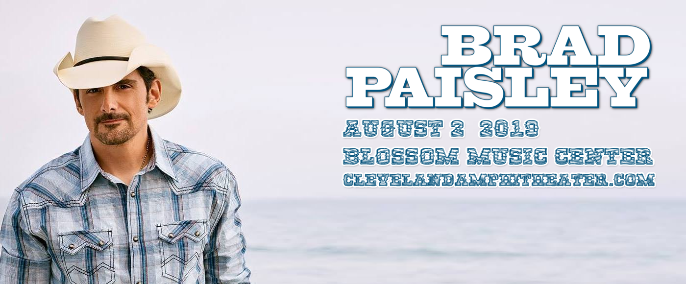 Brad Paisley, Chris Lane & Riley Green at Blossom Music Center