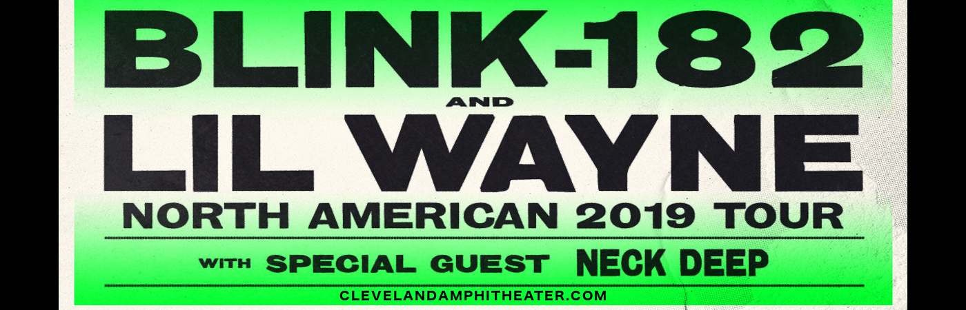 Blink 182 & Lil Wayne at Blossom Music Center