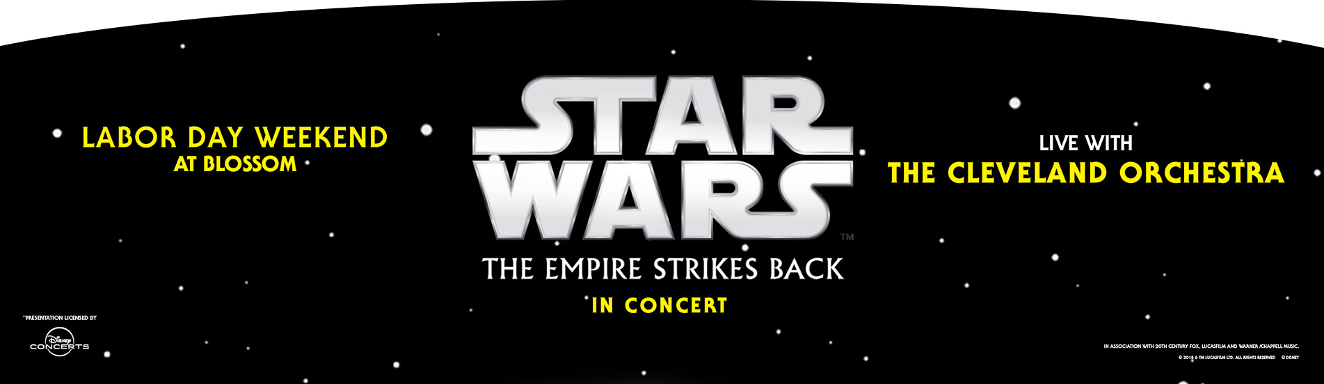 The Cleveland Orchestra: Sarah Hicks - Star Wars' The Empire Strikes Back - Film With Live Orchestra at Blossom Music Center