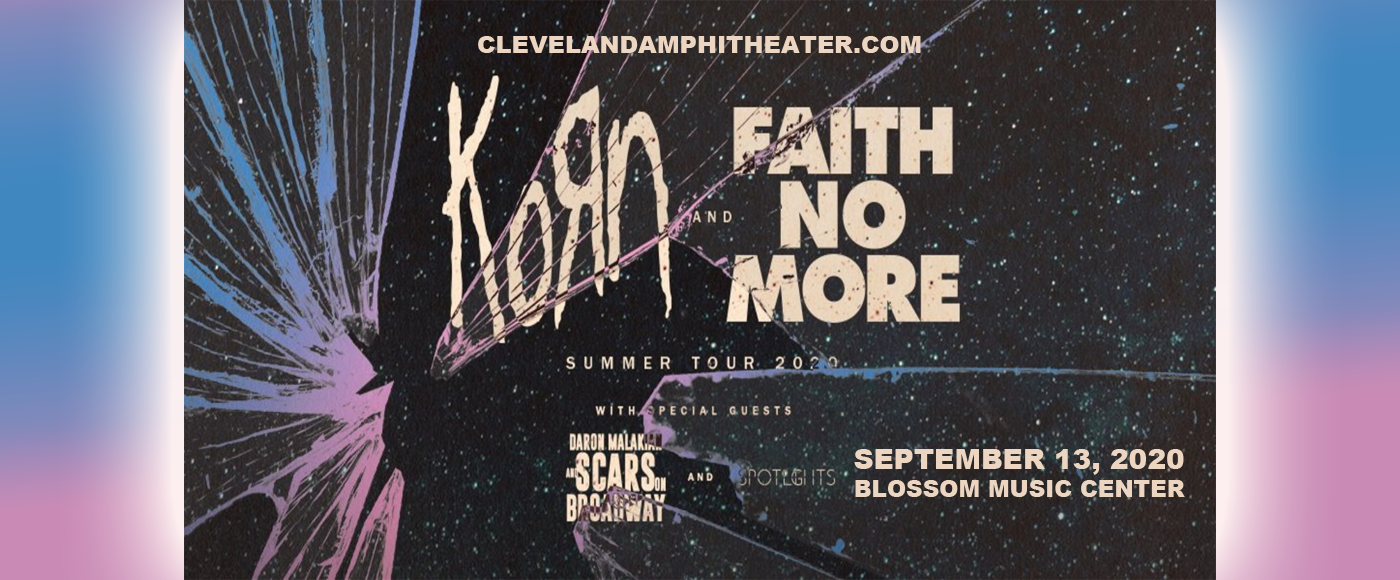 Korn, Faith No More, Helmet & '68 at Blossom Music Center