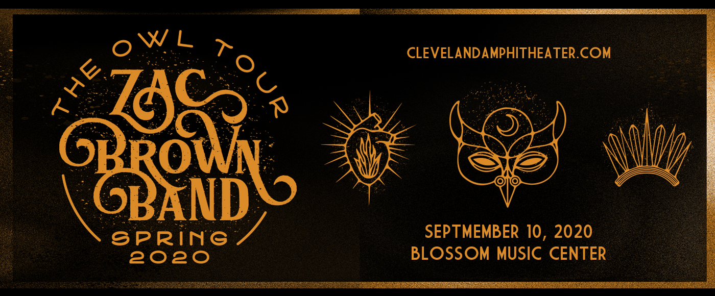 Zac Brown Band [CANCELLED] at Blossom Music Center