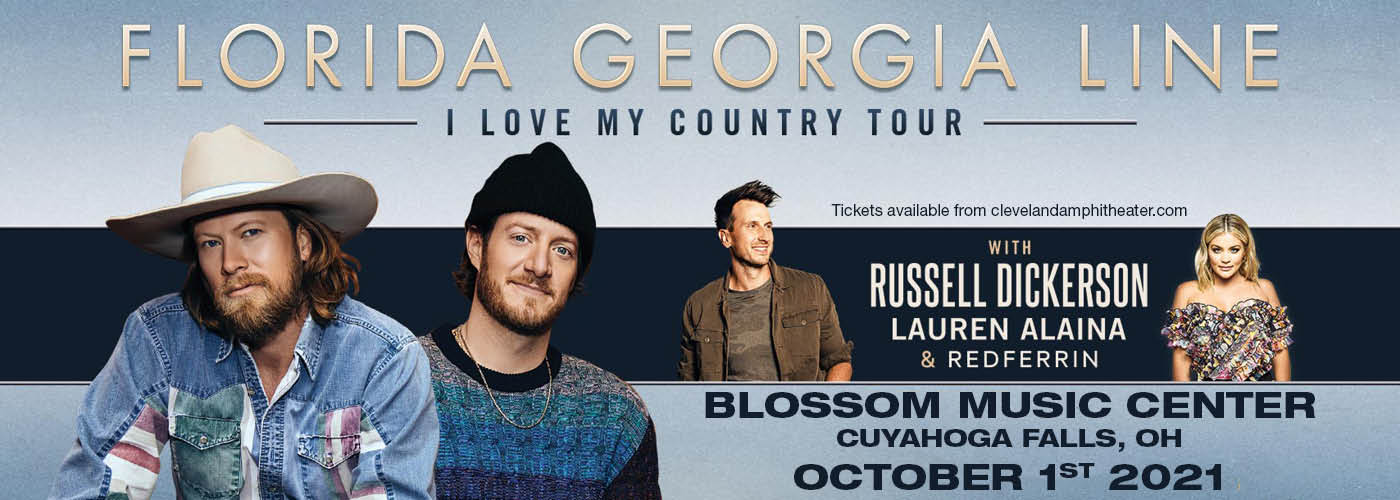Florida Georgia Line: I Love My Country Tour at Blossom Music Center tickets Florida Georgia Line: I Love My Country Tour at Blossom Music Center