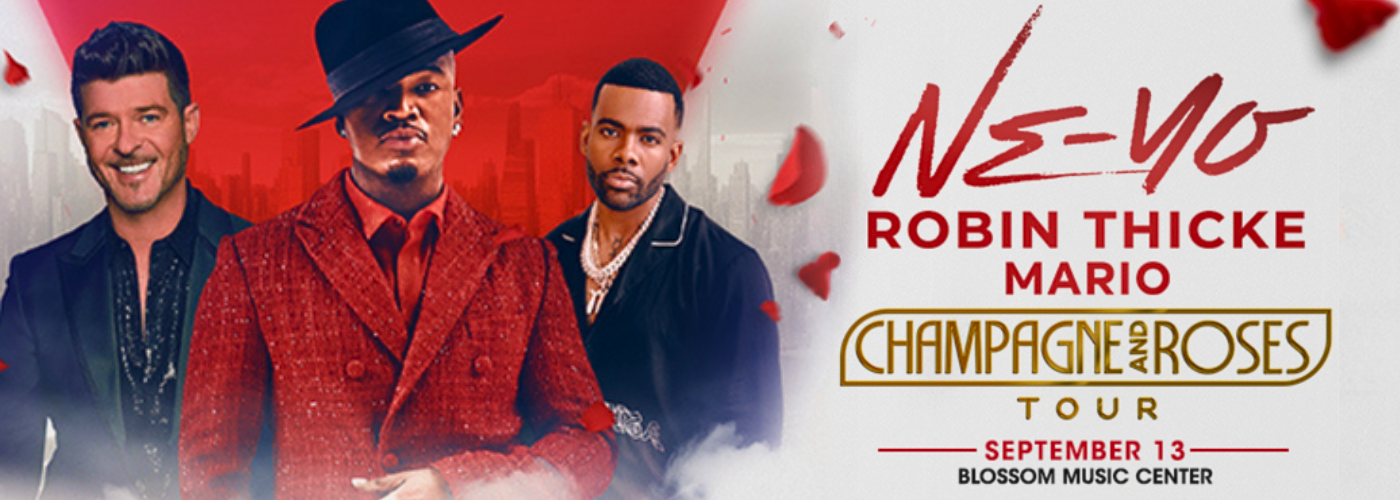 Ne-Yo, Robin Thicke & Mario at Blossom Music Center