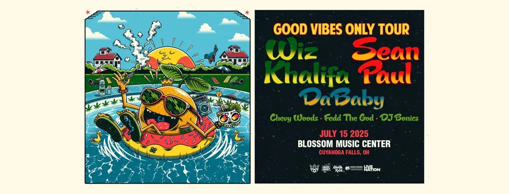 Wiz Khalifa & Sean Paul at Blossom Music Center