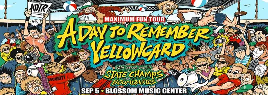 A Day To Remember & Yellowcard at Blossom Music Center