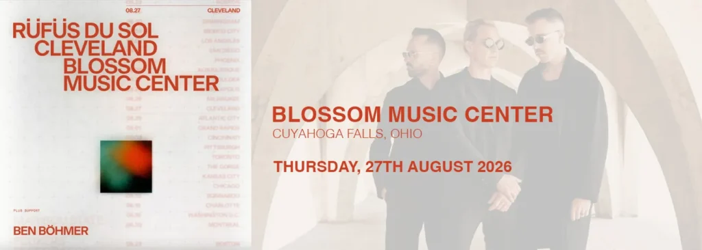 Rufus Du Sol at Blossom Music Center